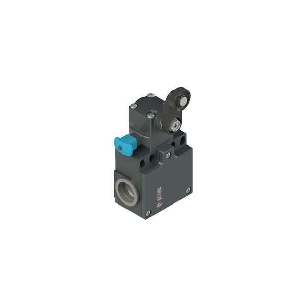 Position switch with roller lever and reset device image 1