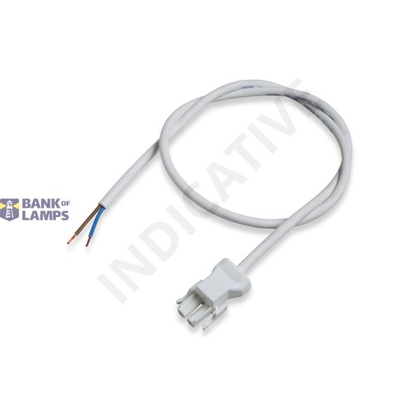 Cable set 2p socket 2x1,5mm� HF 1m image 1