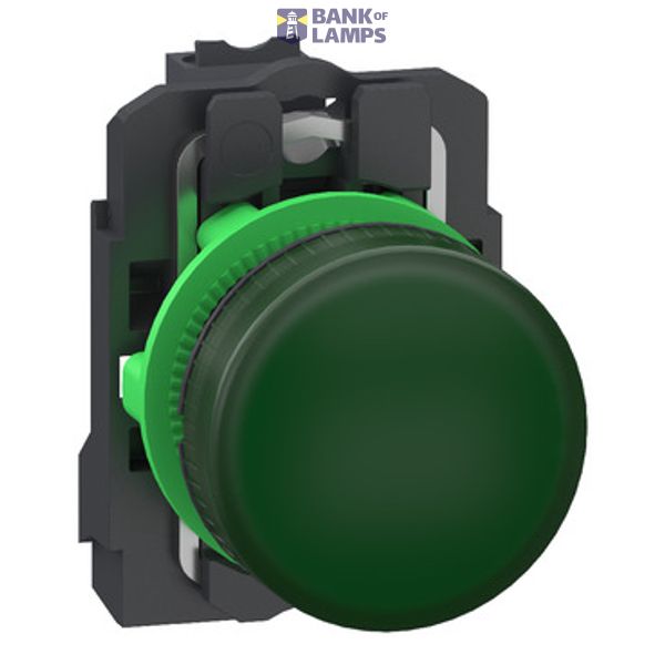 Plastic pilot light 24V green Push-in image 1