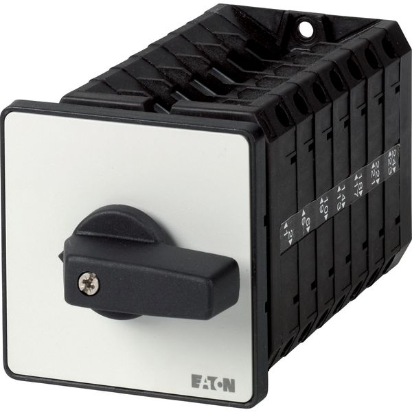 T5-7-8371/E Changeoverswitches, T5, 100 A, flush mounting, 7 contact unit(s), Contacts: 14, 90 °, maintained, Without 0 (Off) position, 1-2, Design number 8371 image 2