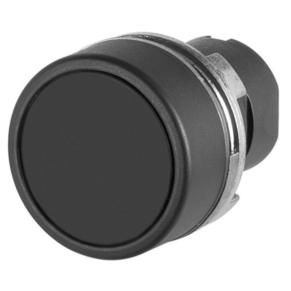 Guarded push-button, maintained, black image 1