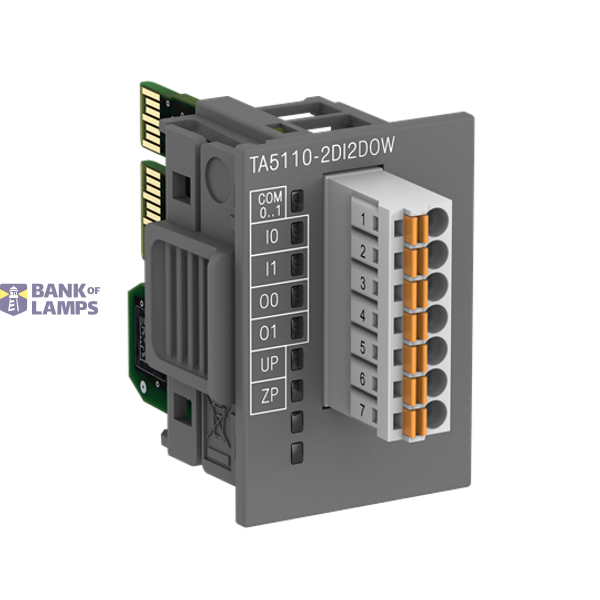 TA5110-2DI2DOW:AC500, digital input/output module option board, 2DI 24 VDC, 2DO image 1