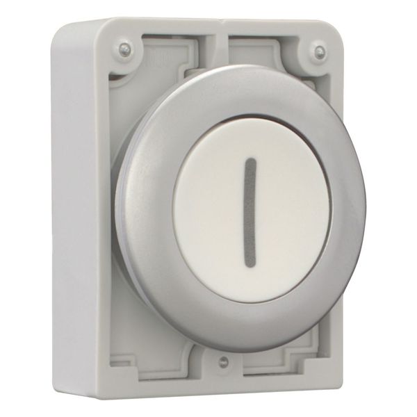 M30C-FD-W-X1 Pushbutton, RMQ-Titan, Flat, momentary, White, inscribed, Metal bezel image 7