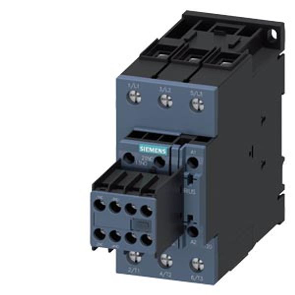 power contactor, AC-3e/AC-3, 51 A, 22 kW / 400 V, 3-pole, 48-80 V AC/DC, 50/60 image 2