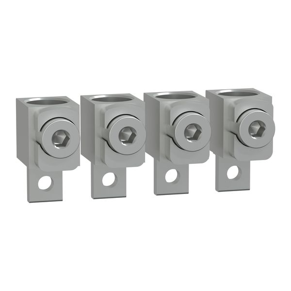 aluminium cable connectors, TransferPacT, for 1 cable 120 to 240 mm², Frame 250A, 4P, set of 4 image 1