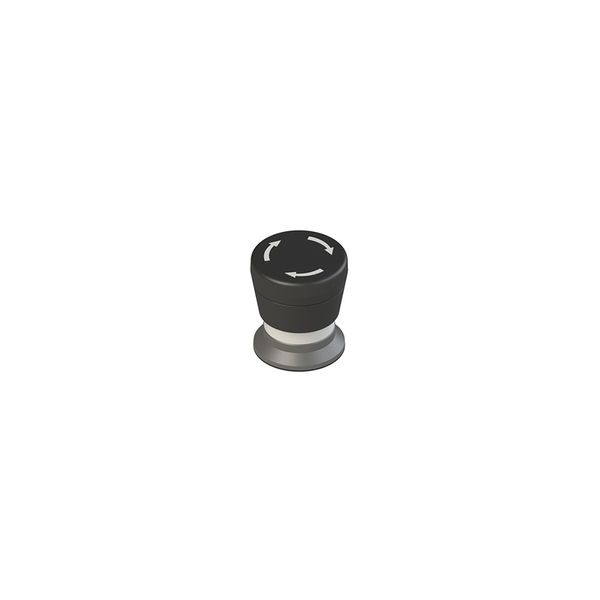 Simple stop button, rotary release image 1