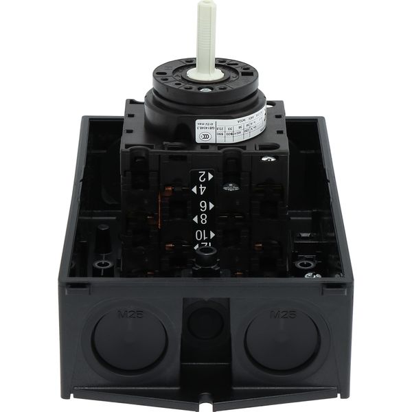 T3-4-8410/I2 Star-delta switches, T3, 32 A, surface mounting, 4 contact unit(s), Contacts: 8, 60 °, maintained, With 0 (Off) position, 0-Y-D, Design number 8410 image 29