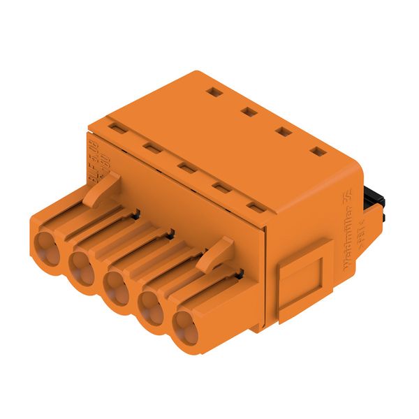 PCB plug-in connector, female plug, 5.08 mm, Number of poles: 5, 180°, PUSH IN with actuator, Clamping range, max. : 3.31 mm², Box image 1