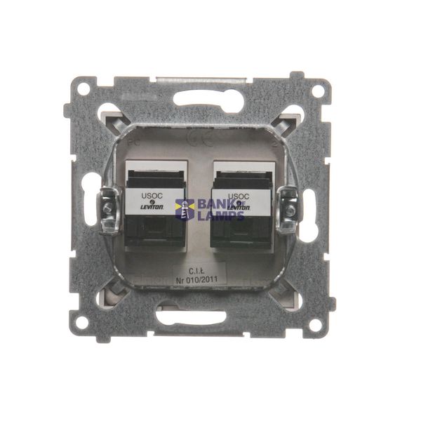 Double lighting controller [Wi-Fi] - SWITCH D, 2 x 6A, 230V, (module), black matt image 1