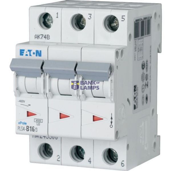 PLS4-C16/3-AU Eaton Moeller series xPole - PLS4 MCB image 1