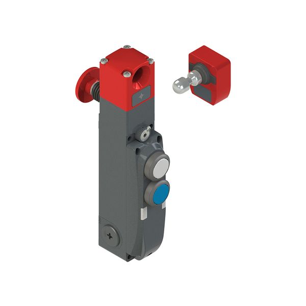 NG series safety switch with lock and integrated control devices, with actuator image 1