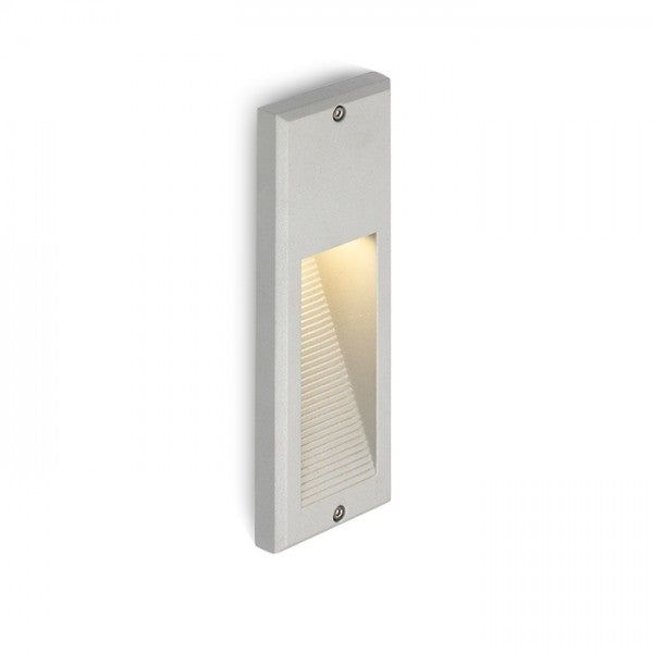 FACA recessed silver grey 230V LED 2W IP54 3000K image 1