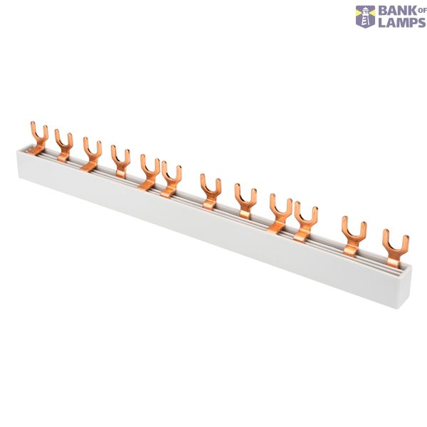 Busbar, 1xRCCB 4-pole, 1xMCB 3+N, 2xMCB 1+N, 12MW, 10mmý image 6
