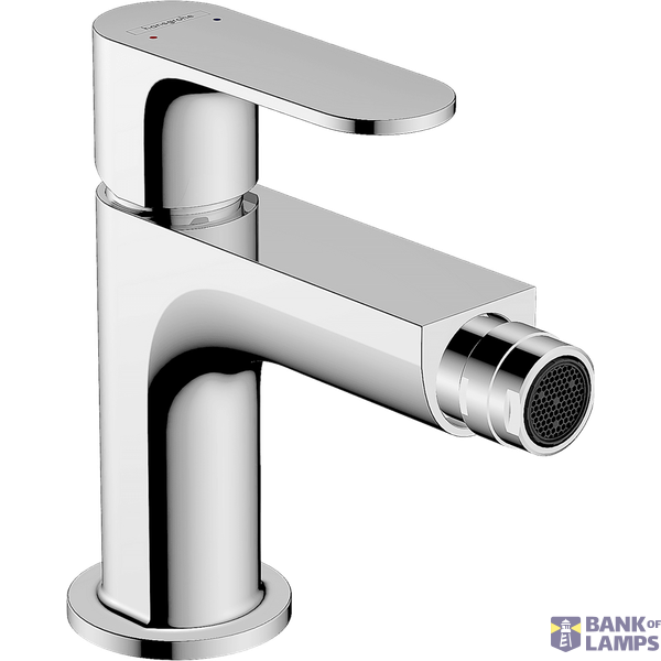 Rebris S, bidet mixer with pop-up, chrome image 1