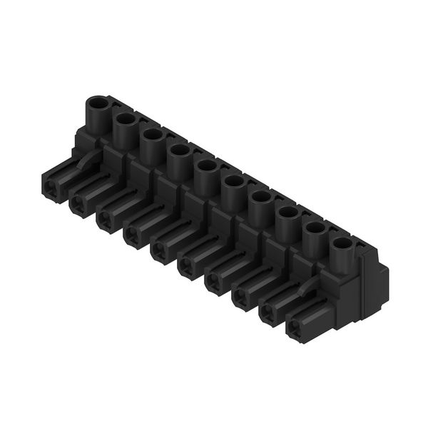 PCB plug-in connector, female plug, 7.62 mm, Number of poles: 10, 180°, Clamping yoke connection, Clamping range, max. : 4 mm², Box image 2