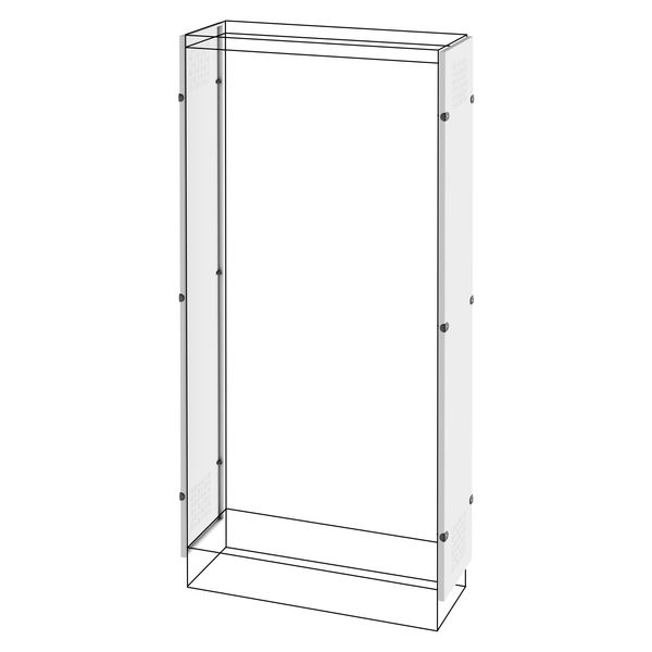 PAIR OF VENTILATED SIDE PANELS - FLOOR MOUNT DISTRIBUTION BOARD - QDX 1600 H image 1