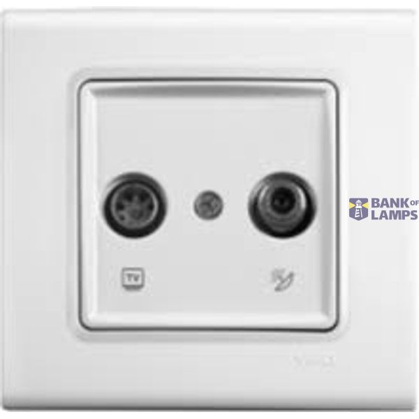 Linnera-Rollina Sat Socket Trans (Sat-TV) (8-11dB) Beige image 1