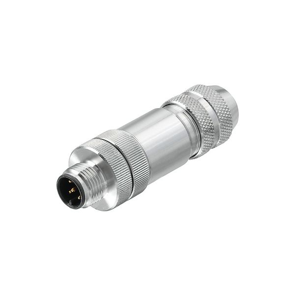 Field attachable connector, M12 image 1