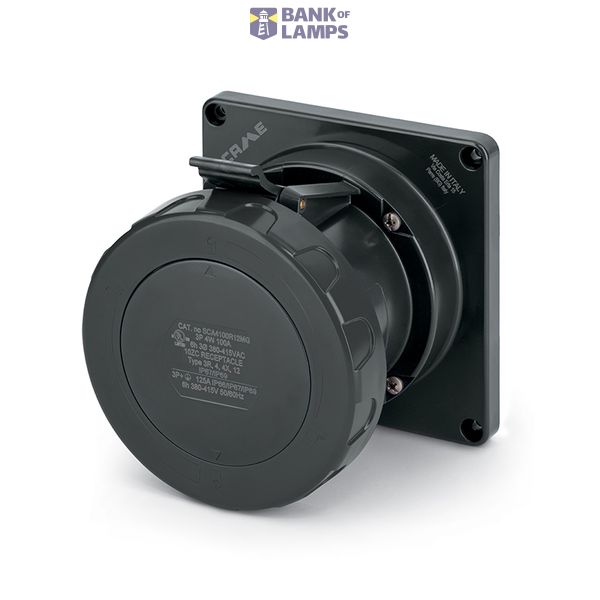 RECEPTACLE 100A 4P 5W 7h IP67 image 1