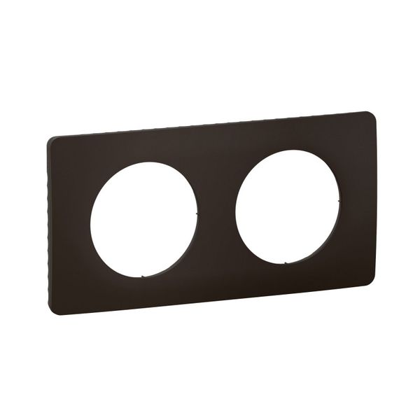 PLATE 2 GANG MAT BLACK image 2