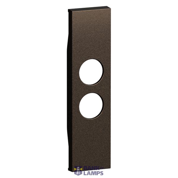 L.NOW - TV-SAT SOCKET COVER 1M BRONZE image 1