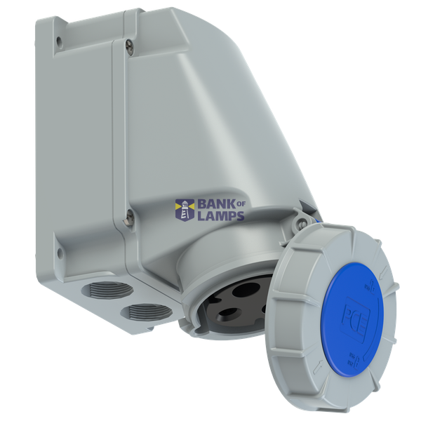 Fixed socket 63A 3P 230V 6h IP67 image 1