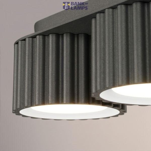 Ceiling lamp AURA 3 black Gx53 image 7