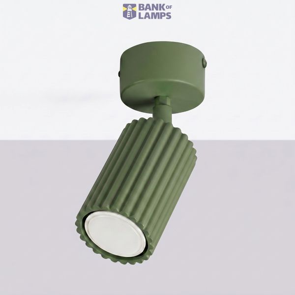 Ceiling lamp KARBON 1 olive green image 3