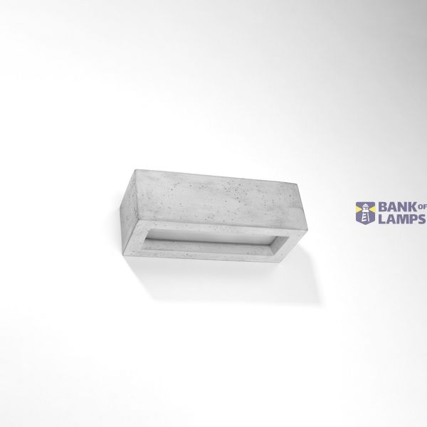 WALL LAMP VEGA 30 CONCRETE E27 1X60W IP20 image 3