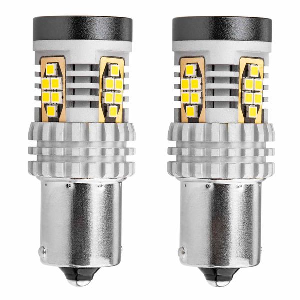 LED CANBUS 3020 24SMD 1156 BA15S P21W R10W R5W White 12V/24V image 1