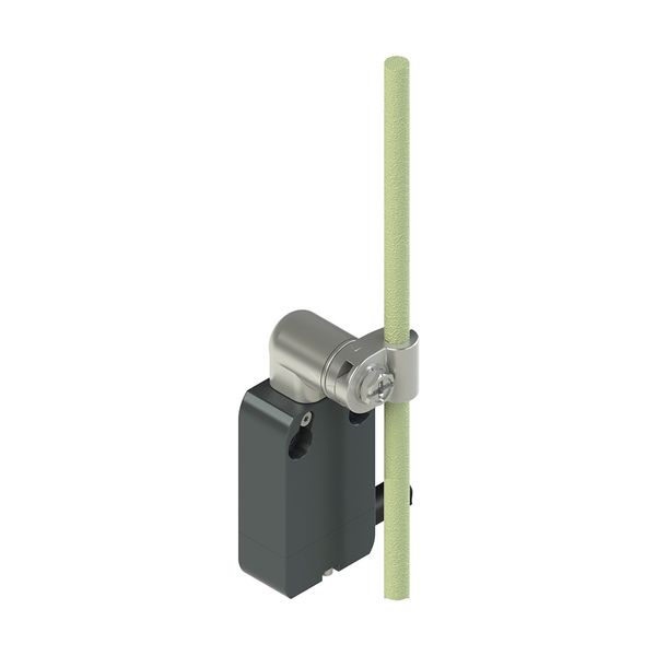 Modular prewired switch with metal revolving lever with adjustable fiber glass rod diam.6x200 image 1