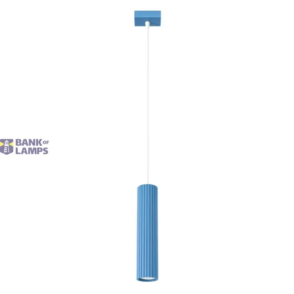 Pendant lamp KARBON 1 azure image 1