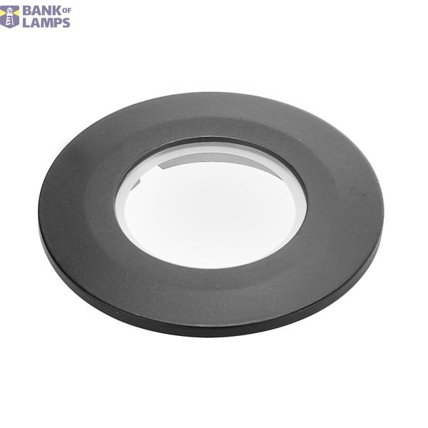 Decorative frame for F-Light downlight,flat,round,black image 1