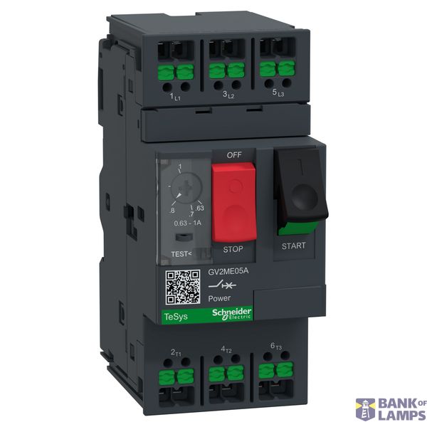 Tesys MOTOR CB TH-MAG 1A PB Snap-in image 1