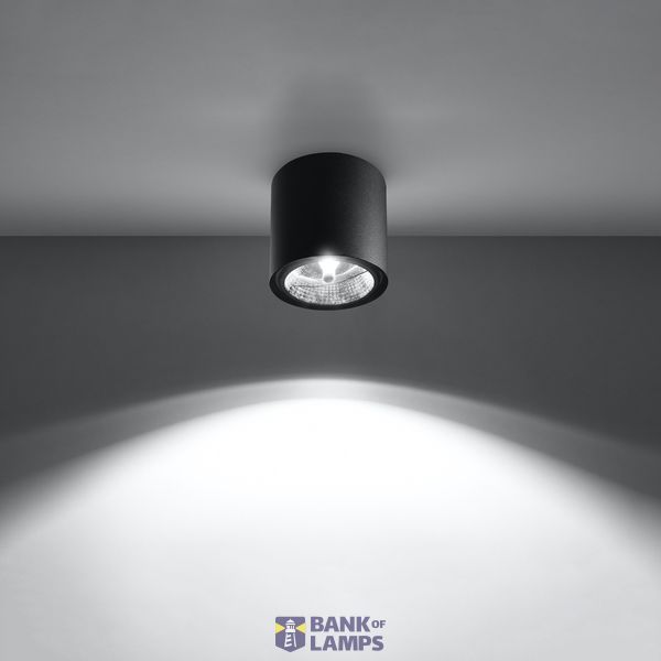 SPOT TIUBE BLACK GU10 1X40W IP20 image 3