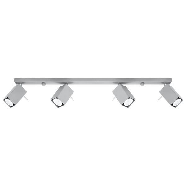 CEILING LAMP MERIDA 4L GREY GU10 4X40W IP20 image 1