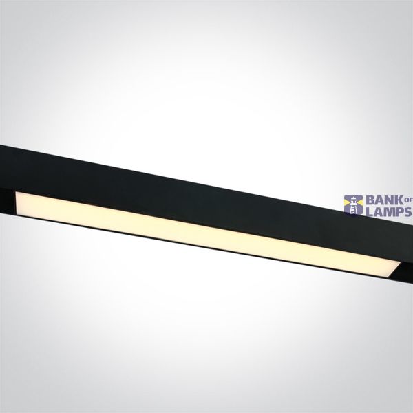 BLACK 25W LINEAR LIGHT WW 48V IP20 MAXI image 1