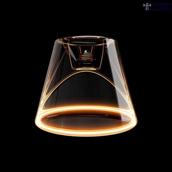 LED Clear Light Bulb Ghost Line Recessed Cone 6W 500Lm E27 2200K Dimmable - G01 image 2