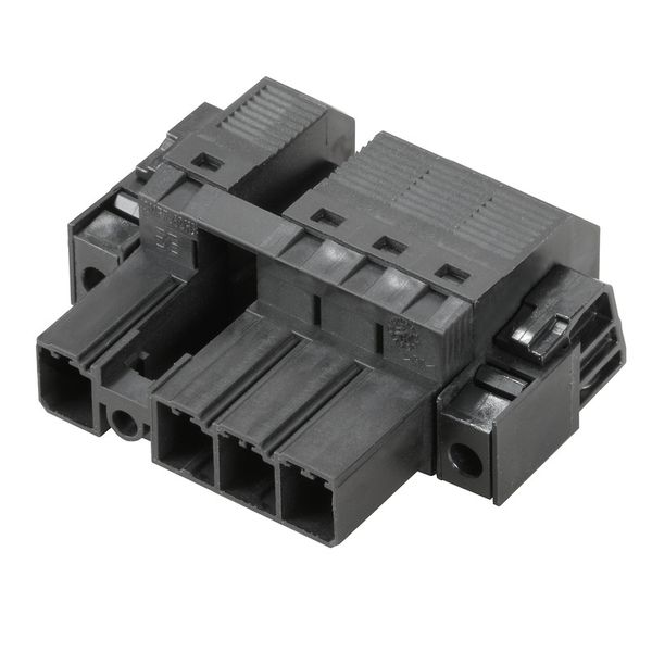 PCB plug-in connector, male plug, 7.62 mm, Number of poles: 5, 180°, PUSH IN with actuator, Tension-clamp connection, Box image 1