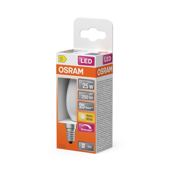 LEDSCLB25D 1,8W/830 230VGLFR E14FS1OSRAM image 2