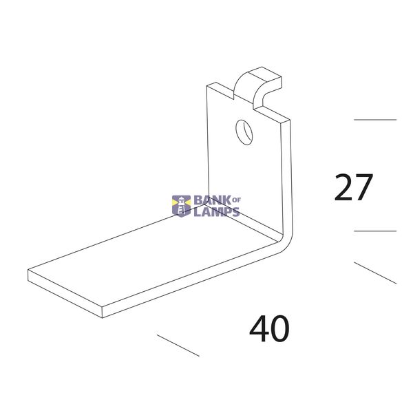 BRACKET 899 GALVANIZED image 1