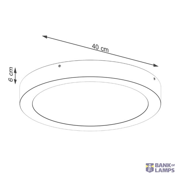 Ceiling lamp ONYX 40 white LED 3000K image 9