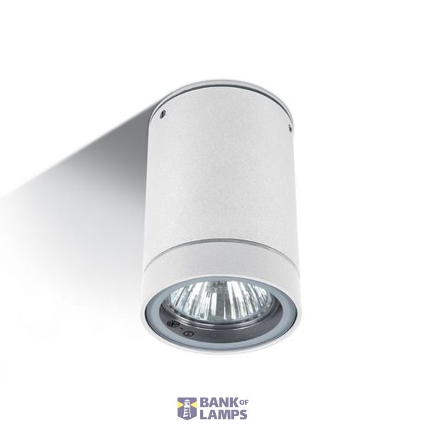 WHITE CYLINDER GU10 10W IP54 image 1