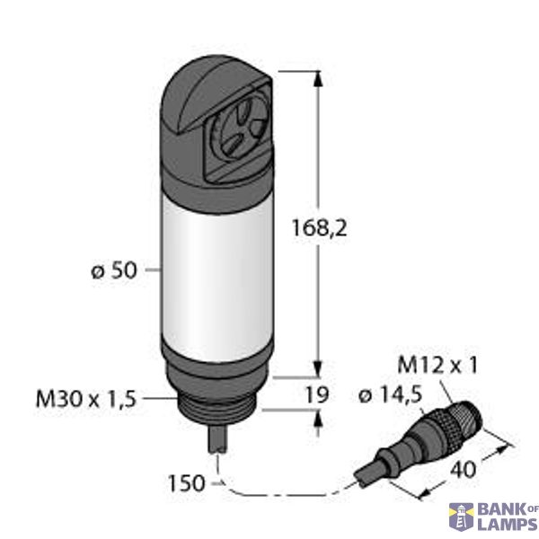 LED Signal Light Tower Light   CL50GYRALS4PQP image 1
