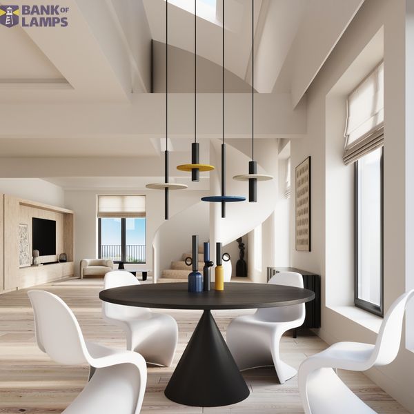 Pendant lamp FELTRO 1 black/yellow image 9