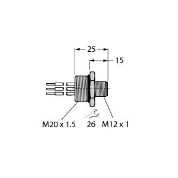 FOUNDATION fieldbus Flanschanschluss Flange   FSV 49-0.3M/M20/C1117 image 1