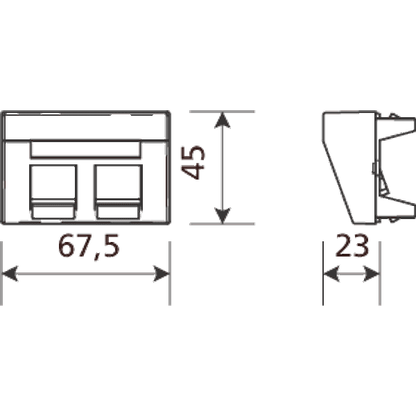 Data cap Cubic45 R9010 frame gray image 1