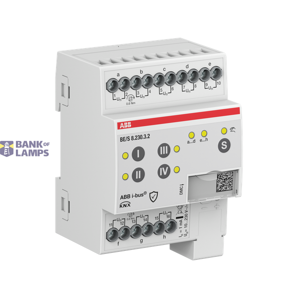 Binary Input, 8-fold, 10-230 V, MDRC  Manual Operation, MDRC image 2