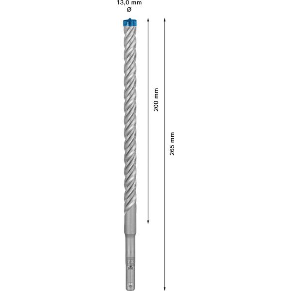 EXPERT SDS plus-7X Hammer Drill Bit 13 x 200 x 265 mm image 2