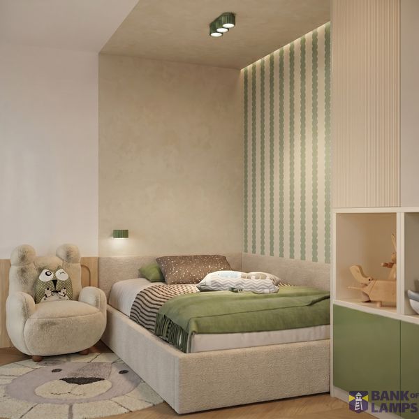 Wall lamp AURA olive green Gx53 image 6